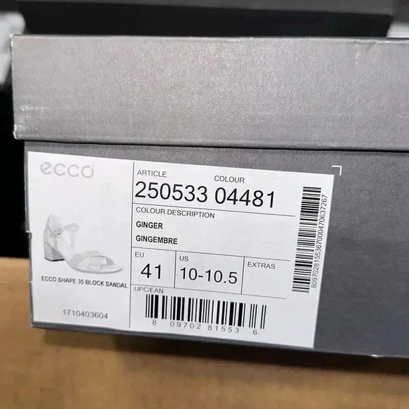 Ecco Shape 35 Block Sandal Size 10-10.5 - Picture 6 of 6